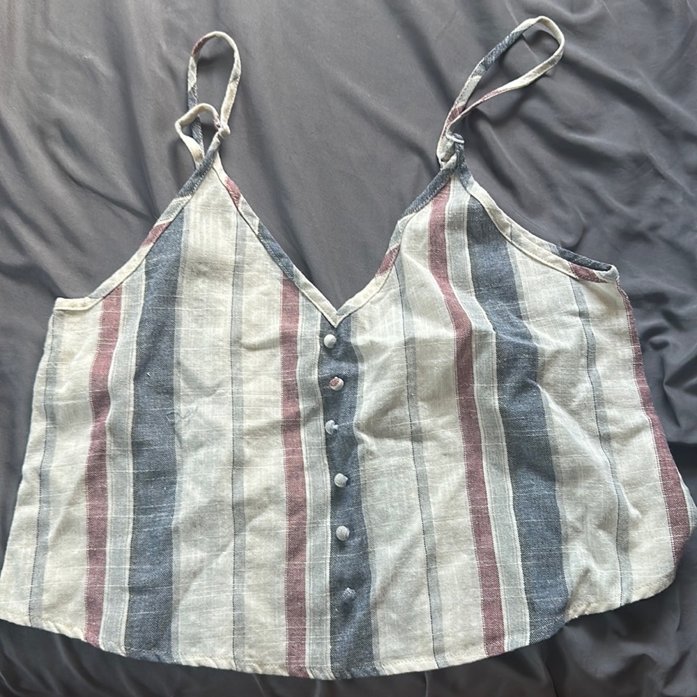 SHEIN Red White and Blue Top